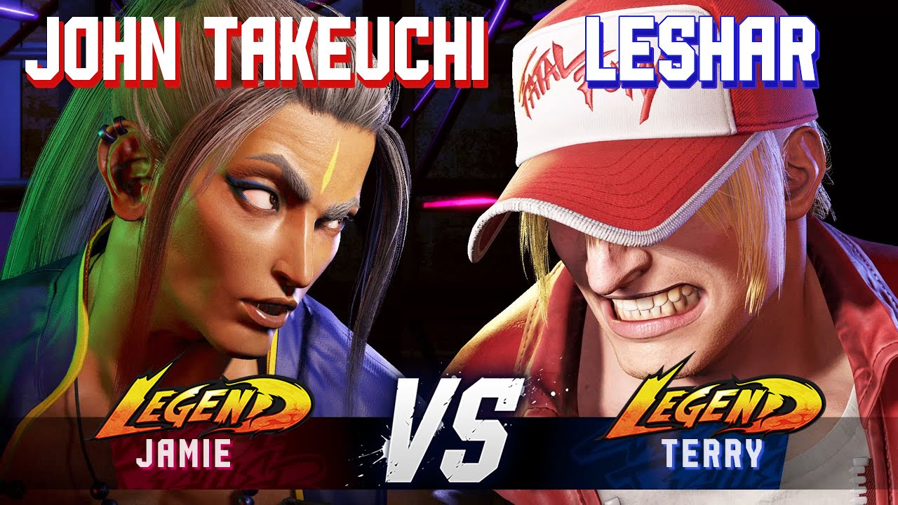 SF6 ▰ JOHN TAKEUCHI (Jamie) vs LESHAR (Terry) ▰ High Level Gameplay
