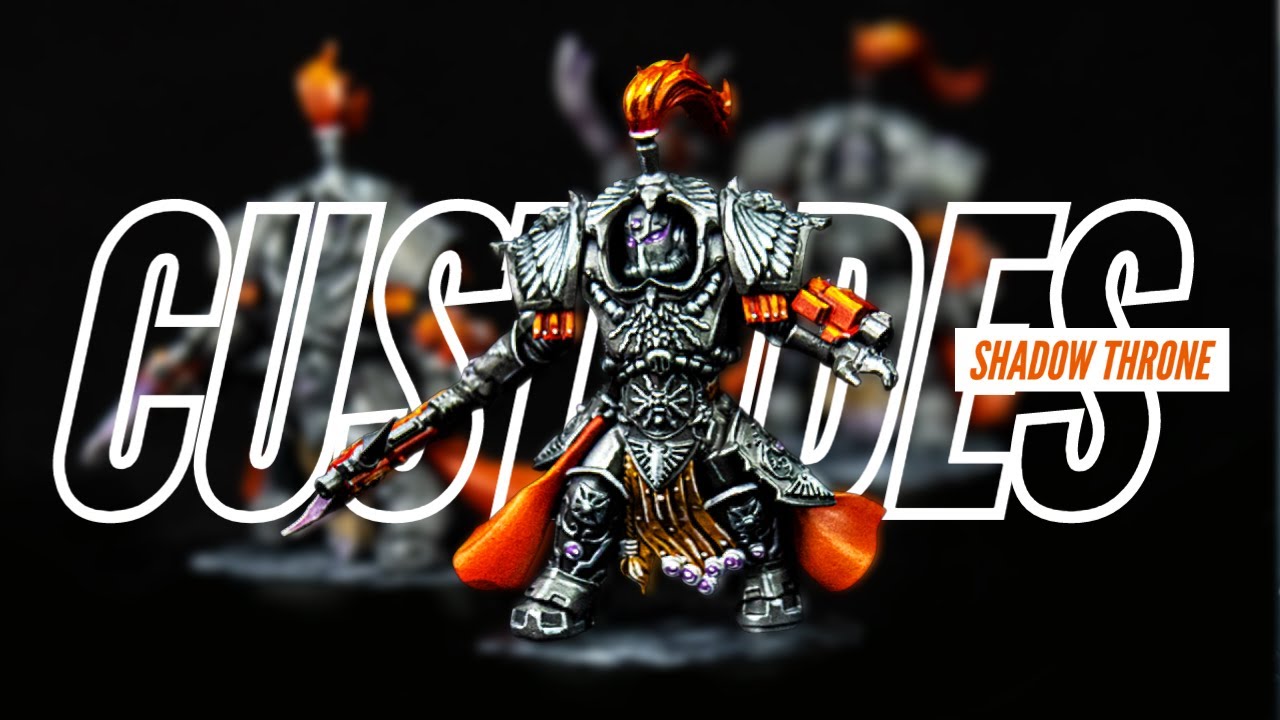 How To Paint Shadowkeepers Adeptus Custodes From Shadow Throne - Paint Black Armor