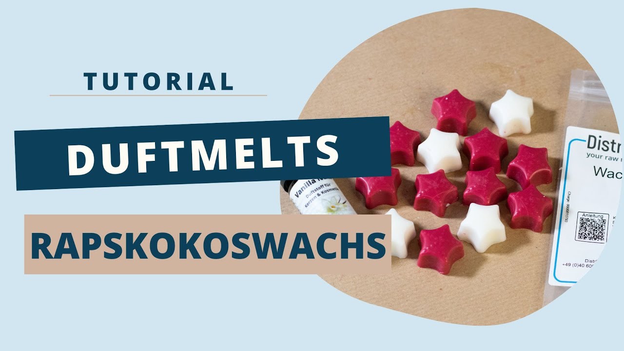 Duftmelts ganz einfach selber machen// Tutorial // Rapskokoswachs // DistrEbution GmbH