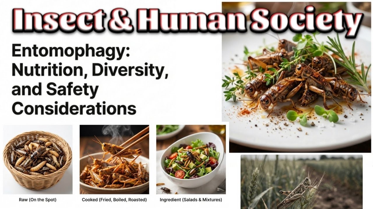Insects as Food • Insect & Human Society | الحشرات كمصدر للبروتين !
