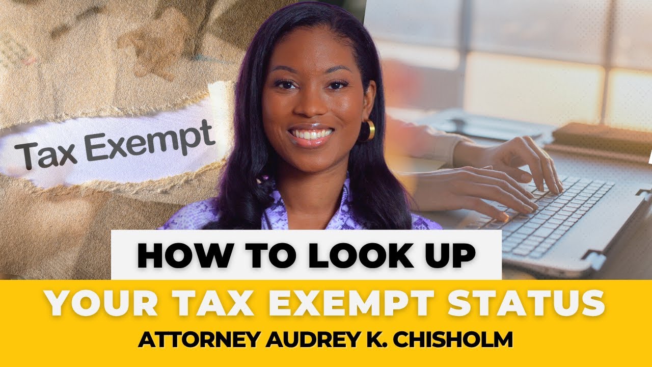 How To Look Up Your Tax Exempt Status