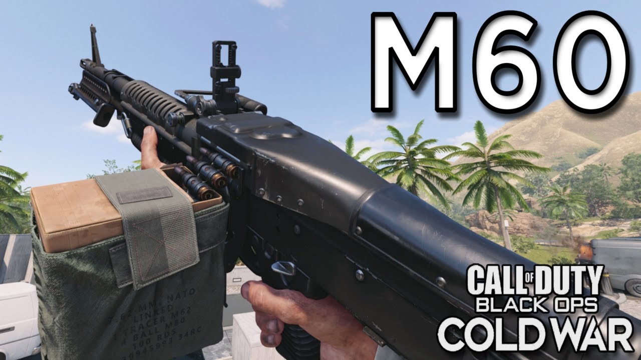 M60 on Call of Duty Black Ops Cold War PS5 Gameplay
