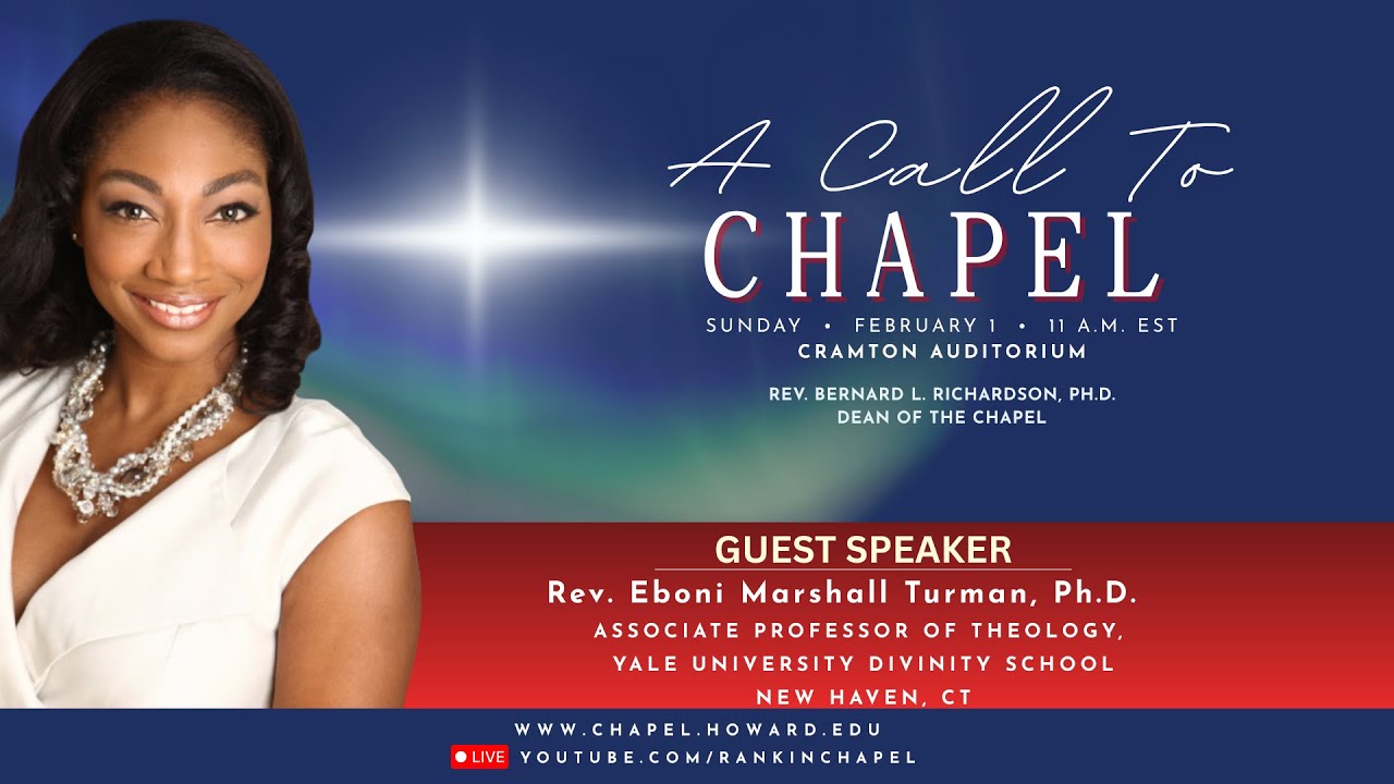Rev. Eboni  Marshall Turman, Ph.D. | Andrew Rankin Memorial Chapel | Howard University