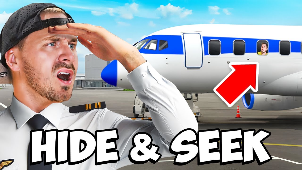 EXTREME HIDE N SEEK IN AIRPORT!