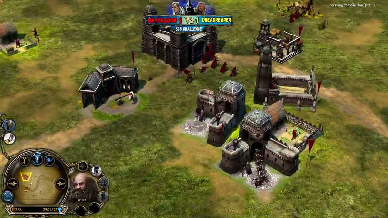 High class gameplay in BFME2 The Rise Of The Witch-King