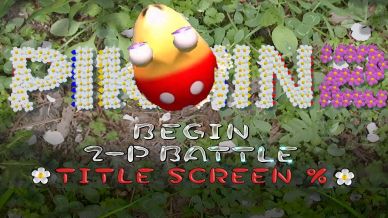 Speedrunning the Pikmin Title Screen