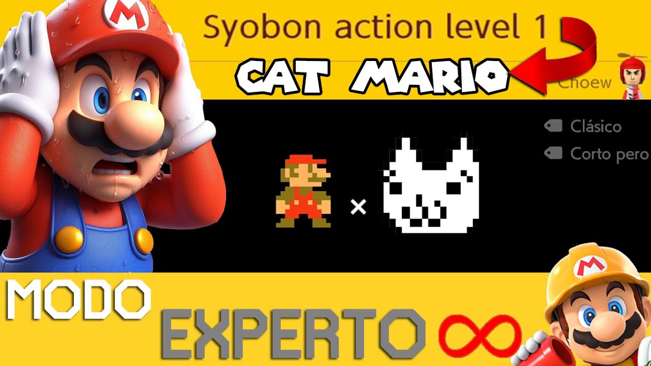 IBA Todo FELIZ, pero CAT MARIO APARECE!!! 💀 - EXPERTO INFINITO (NO SKIP) T6 #10 - SMM2 - ZSSJ