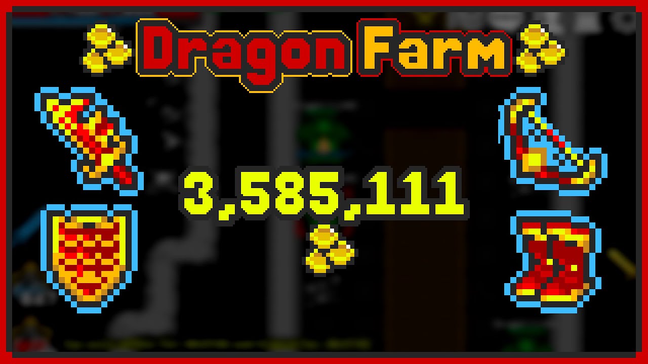 Rucoy Online: Dragon Farm (Drops and Golds) + EXTRA