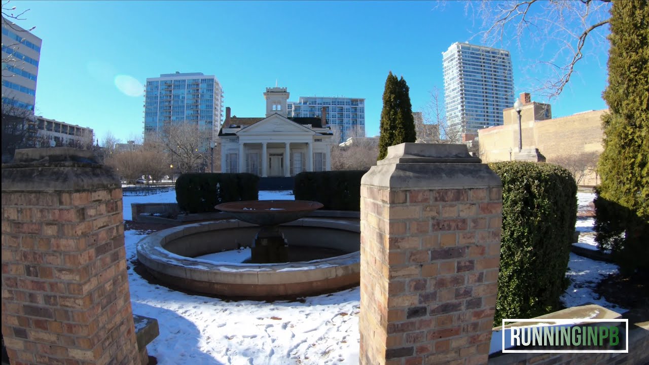 January 21 2021 Chicago Neighborhood Soldier Field virtual treadmill run