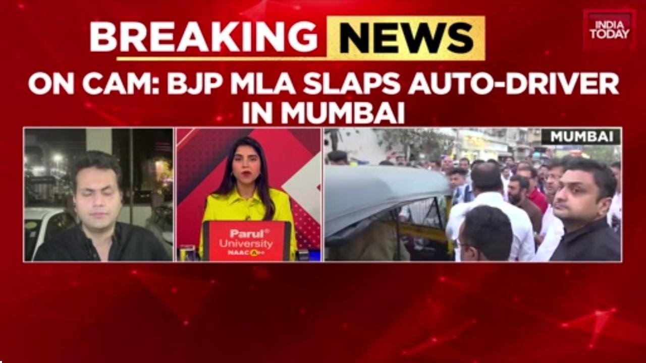 BJP MLA Parag Shah Caught On Cam Slapping Auto Driver; Congress&rsquo; Varsha Gaikwad Slams &lsquo;Arrogance&rsquo;