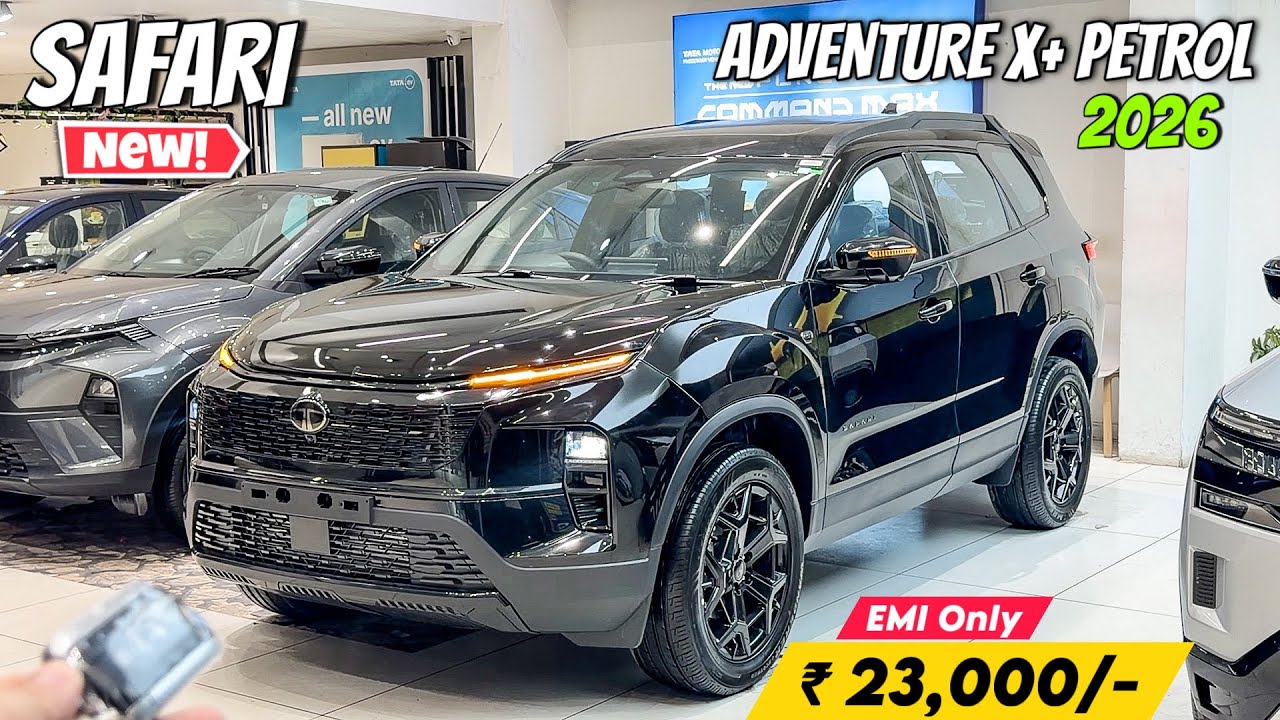 Tata Safari Adventure X Plus Dark Edition 2026 ❤️ | GST 2.0 में ₹ 1,45,000/- की महाबचत ✅ |Review