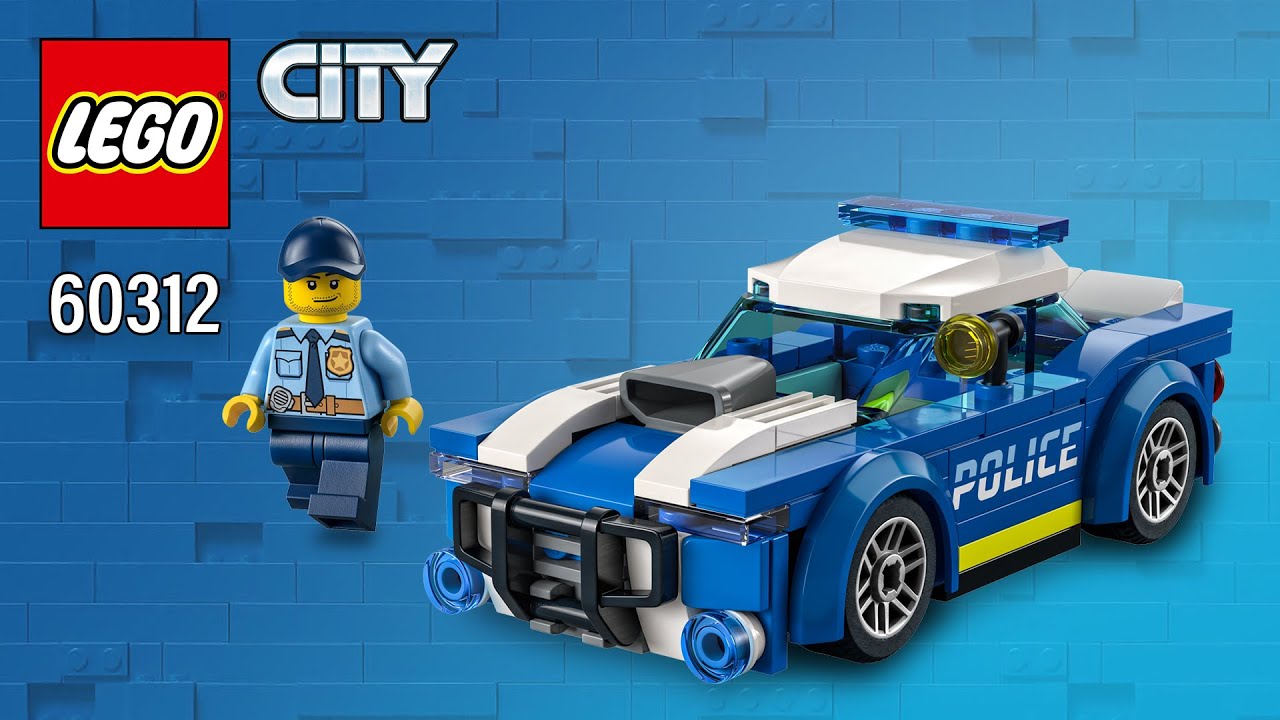 LEGO&reg; City Police Car (60312)[94 pcs] Step-by-Step Building Instructions | Top Brick Builder