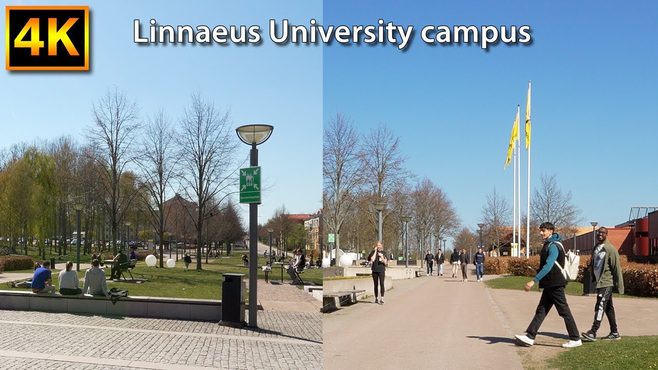 4K Walk at Växjö Linnaeus University Campus