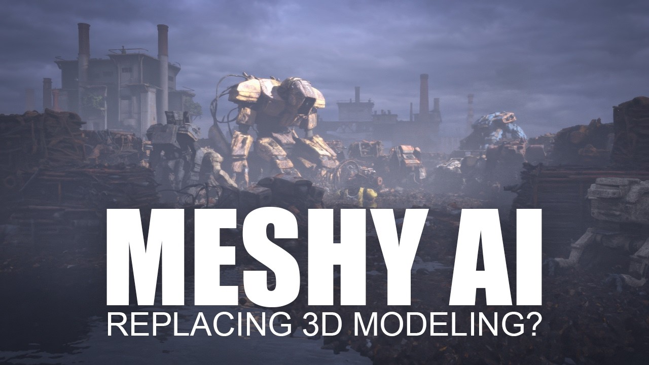 Meshy AI - Replacing 3D Modeling?