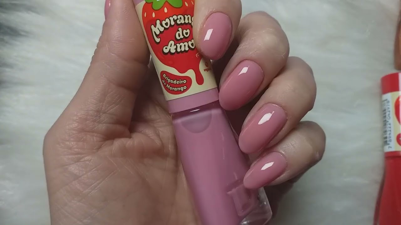 NOVA COLEÇÃO DE ESMALTES DAILUS MORANGO DO AMOR 