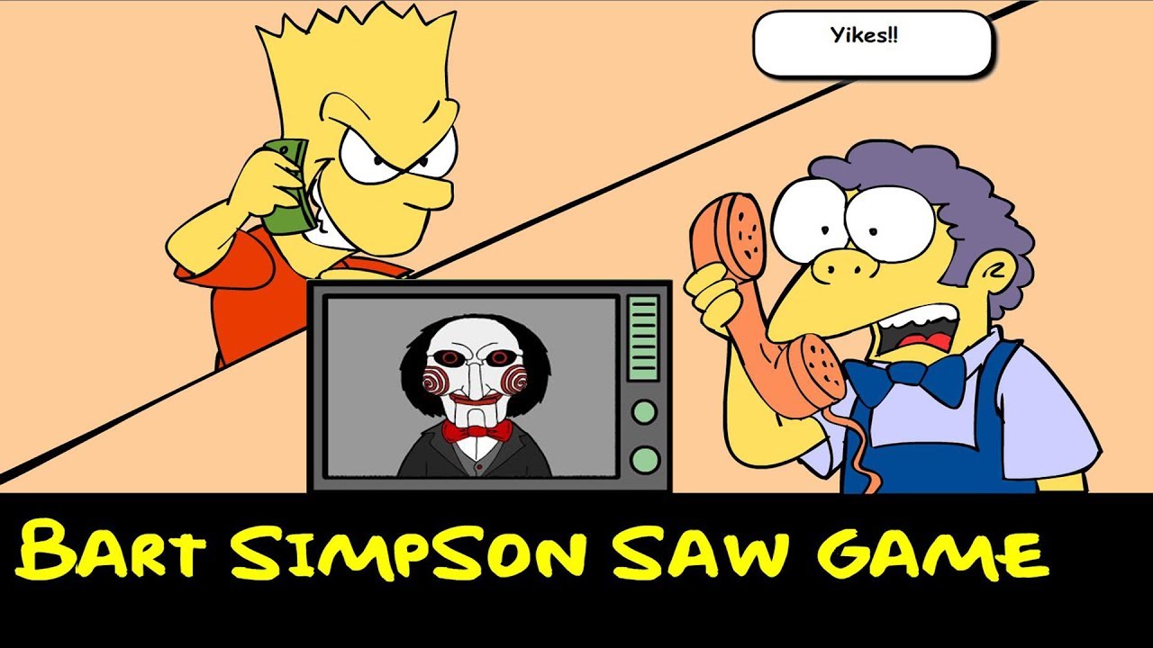 Bart Simpson Saw Game Walkthrough