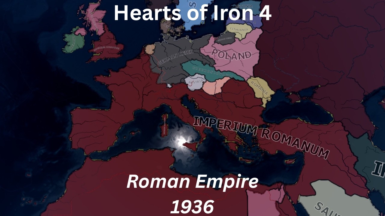 What if the Roman Empire existed in 1936? - HOI4 Timelapse