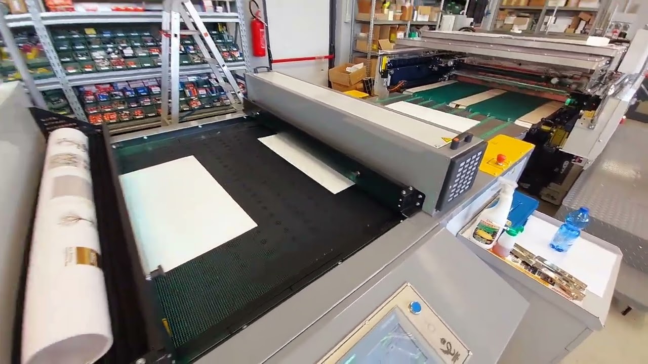 Sakurai Demo Center at Tecnomac - Italy: Screenprinting and Foil application
