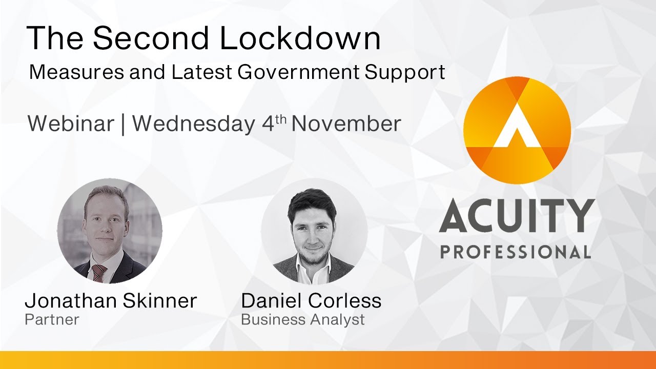 The Second Lockdown, Measures and Latest Government Support