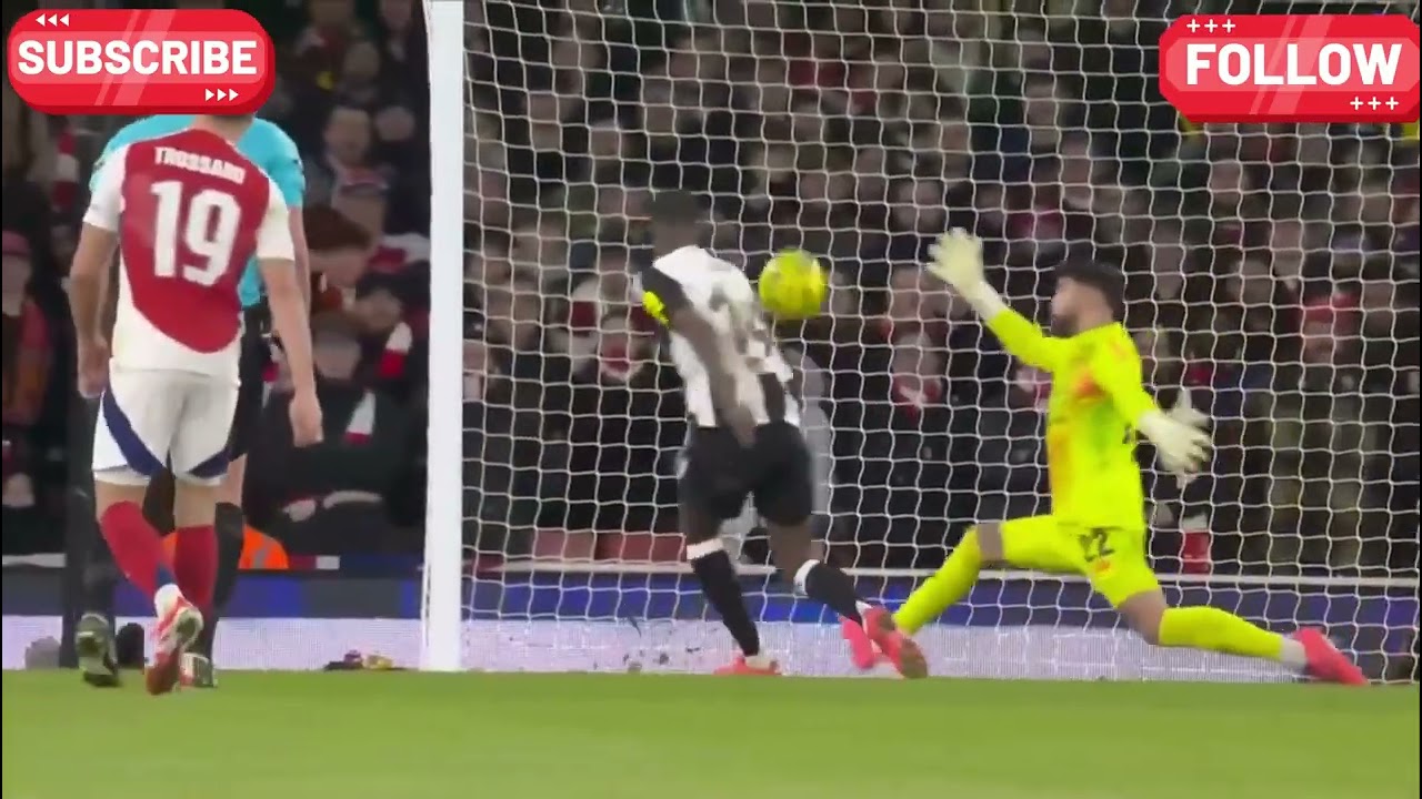 Alexander Isak Skills, Newcastle vs Arsenal | Full Match Highlights on 08/01/2025