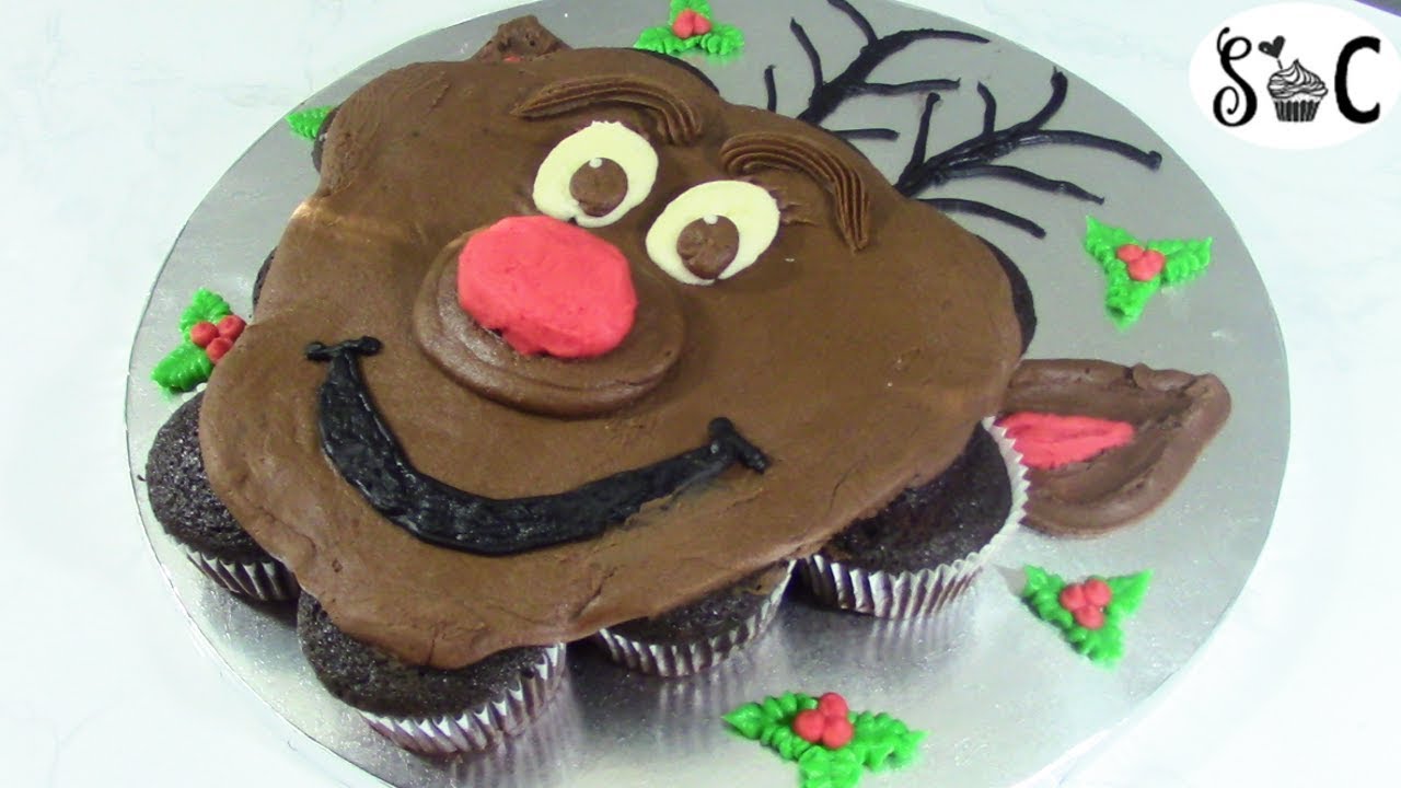 Reindeer CUPCAKE CAKE!