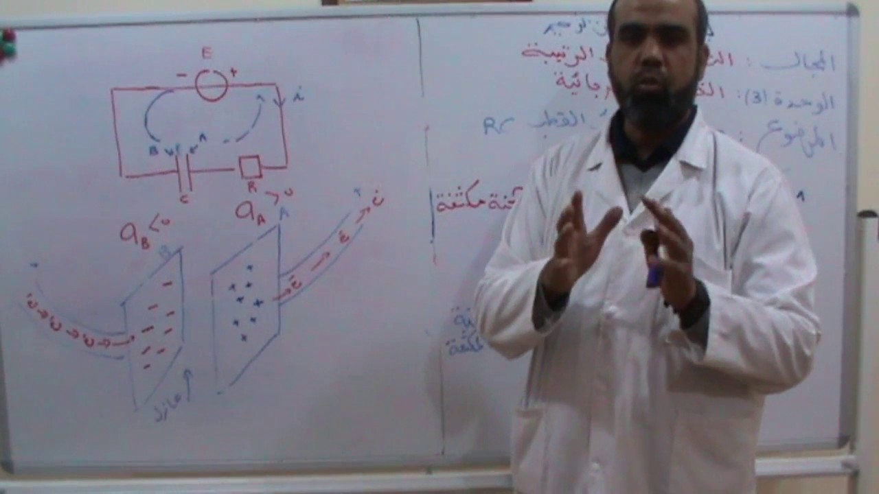 الوحدة 3 دراسة ظواهر كهربائية   دراسة ثنائي قطب RC  الجزء 1