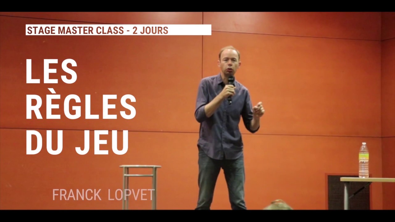 Une Master Class, c'est quoi? | Franck Lopvet