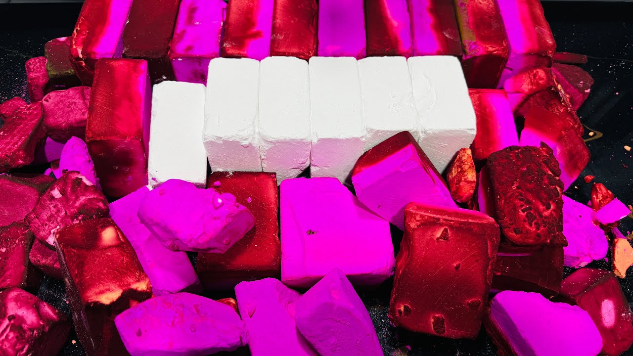 A2 Dyed Gym Chalk ASMR Crush | Oddly Satisfying ASMR