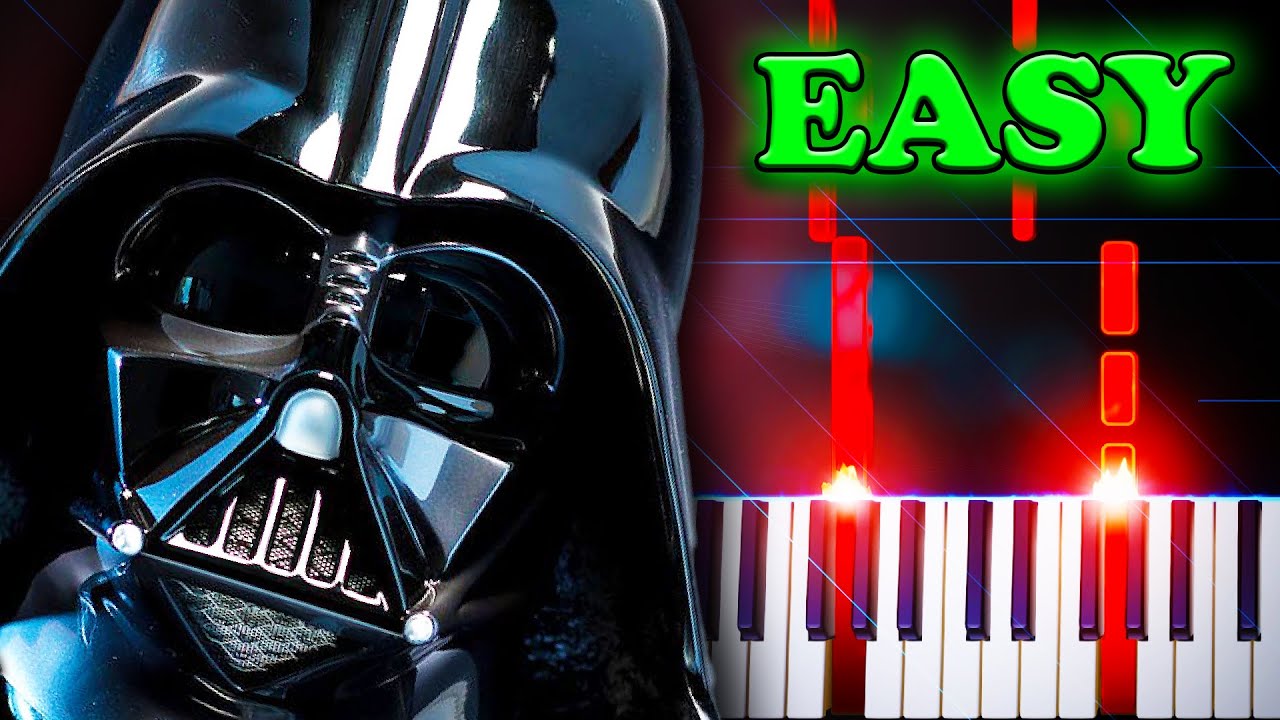 Darth Vader's Theme - EASY Piano Tutorial