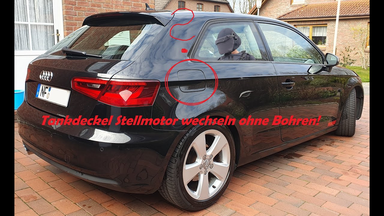 Austausch des Stellmotor (Tankdeckel) ohne Beschädigungen beim Audi A3 8V