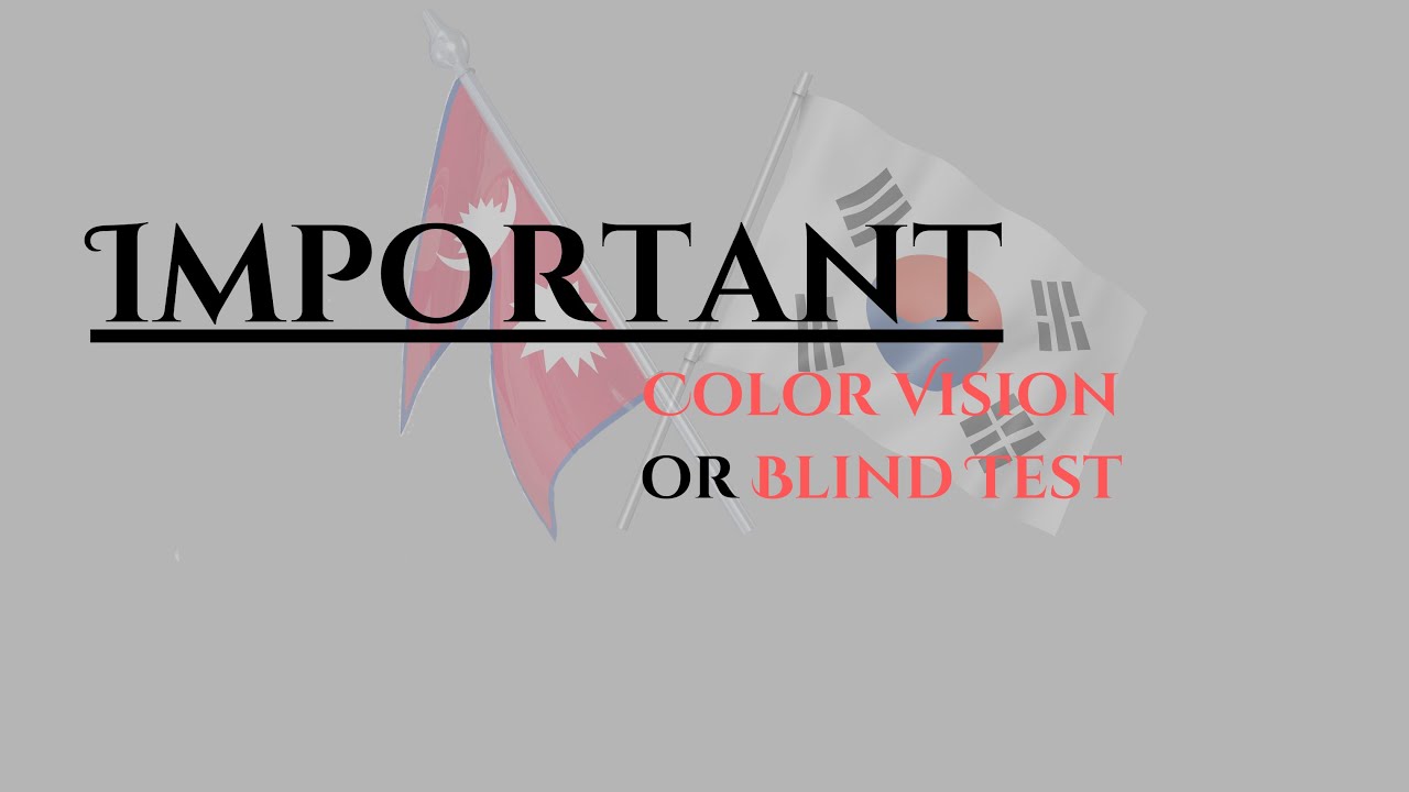 Color Vision Test ll Blind Test 