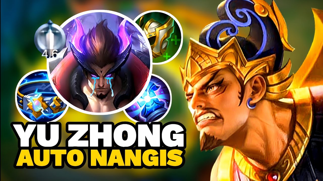 YU ZHONG AUTO NANGIS‼️Build Gatotkaca Terkuat Counter Yu Zhong