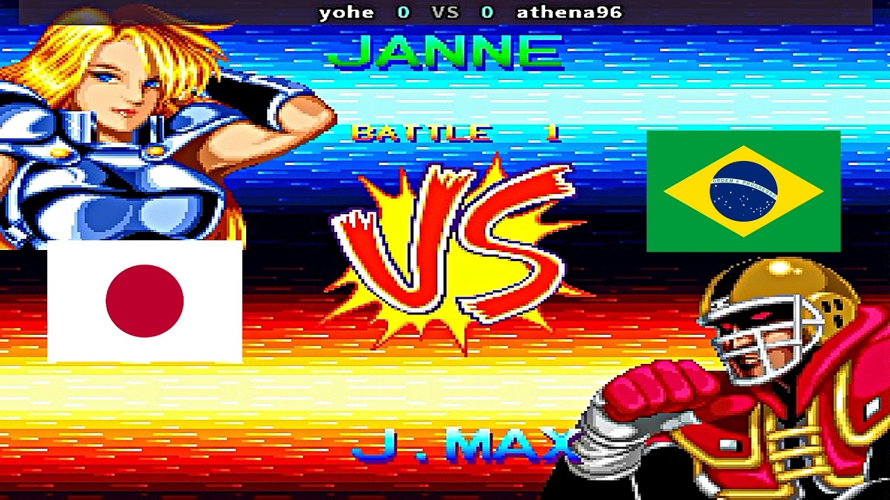 World Heroes 2 - yohe vs athena96