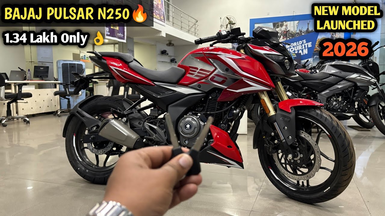 All New 2026 Bajaj Pulsar N250 Review - New Updates & Features & Graphics !! On Road Price ?