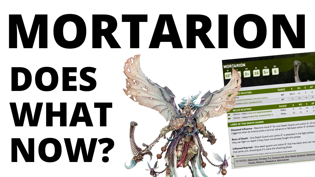 Mortarion got BUFFED - How Strong is he in Codex Death Guard? Datasheet Review
