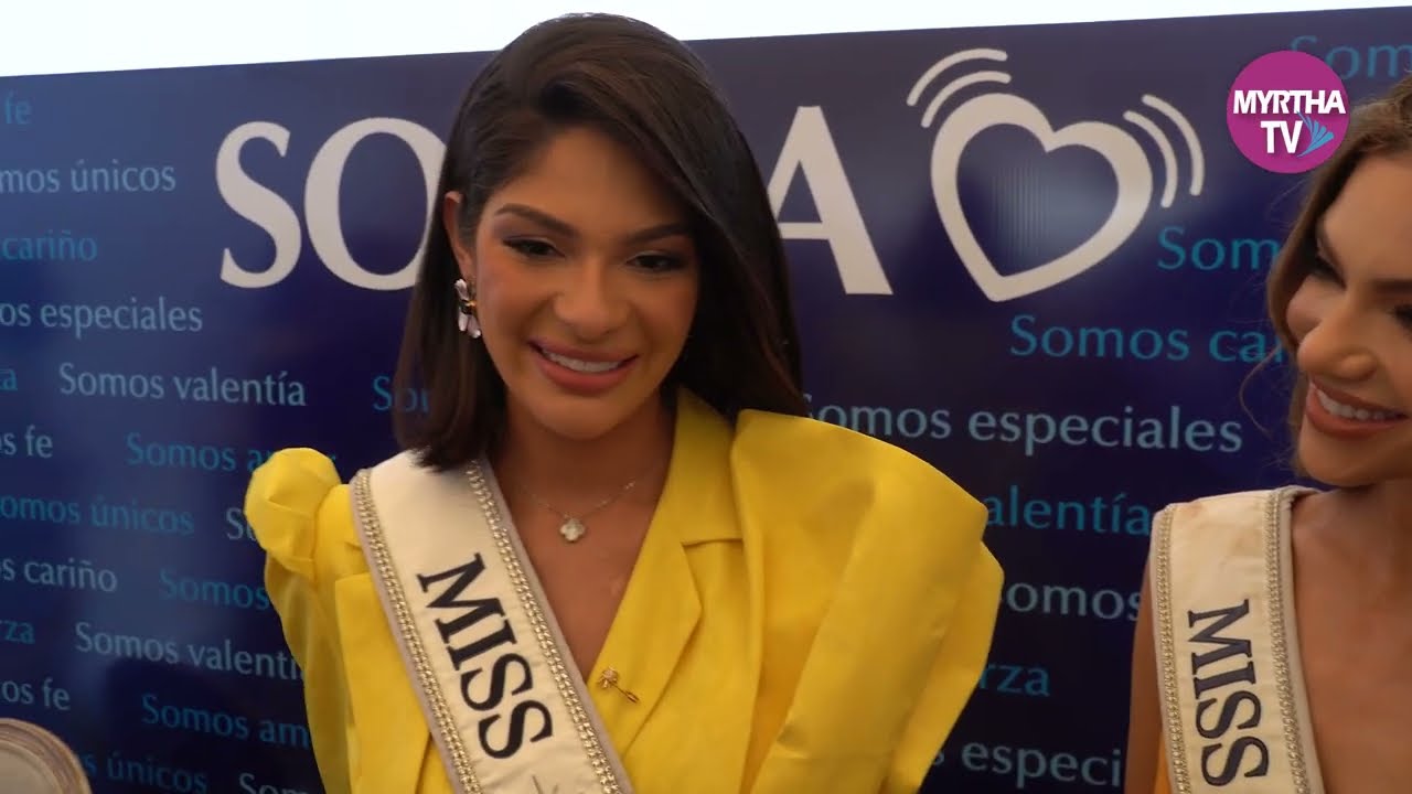 La Miss Universo 2023, Sheynnis Palacios, visito el área de Hospitalización Pediátrica de Solca