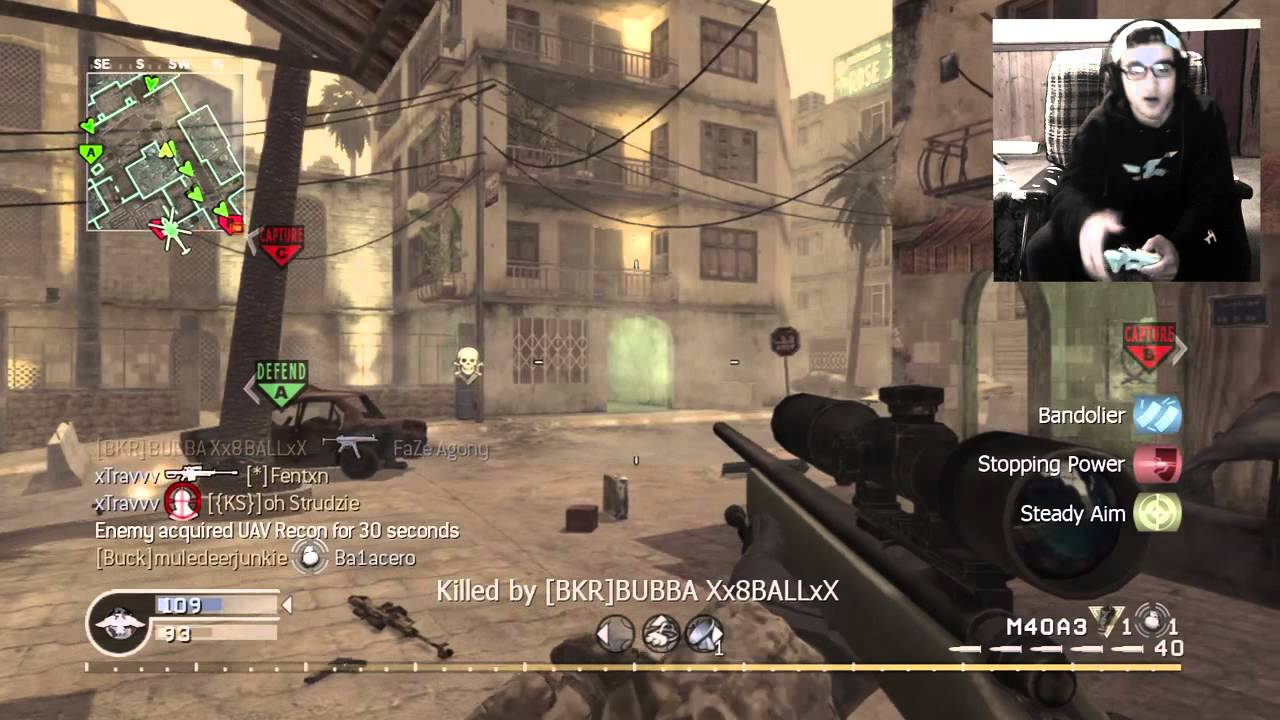 FaZe Agony Face-Com 1: CoD4 Sniping Commentary