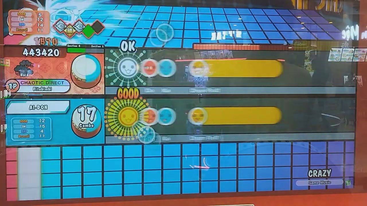 Taiko no Tatsujin(太鼓の達人)-CR詠ZY Hard(AI Battle)