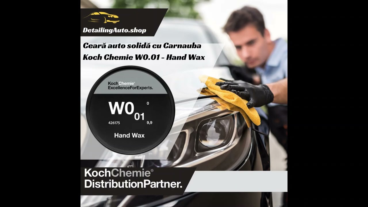 ceara auto solida cu carnauba koch chemie w001 hand wax