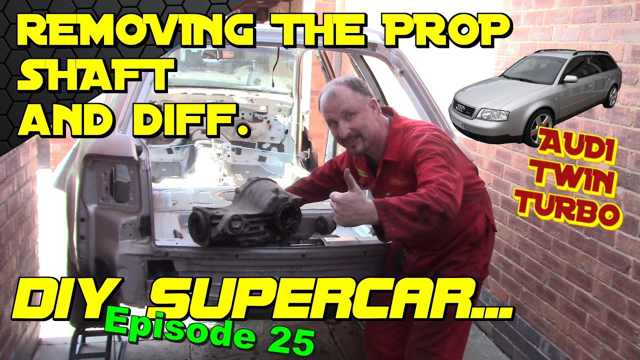 Removing the Prop Shaft and Diff (fun and games): Audi 2.7 Bi-Turbo. Ep25.