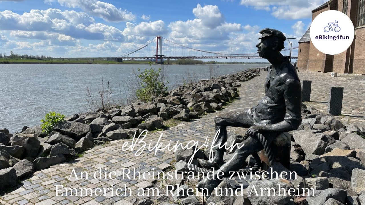 An die Rheinstrände zwischen Emmerich am Rhein und Arnheim