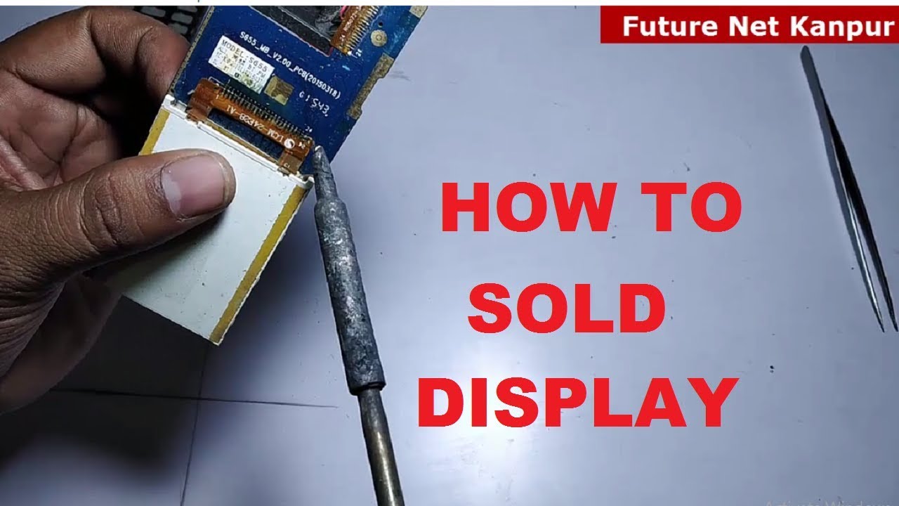 मोबाइल सोल्डिंग वाली डिस्प्ले लगाना सीखे .How To Sold /Change Display In Mobile Setup By Setup hindi