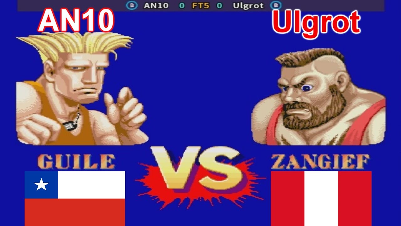 Street Fighter II': Champion Edition - AN10 vs Ulgrot FT5