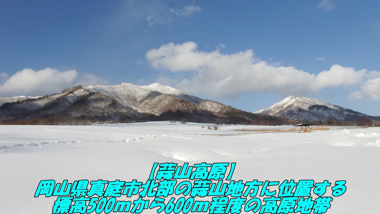 雪景色の【蒜山高原】を散策