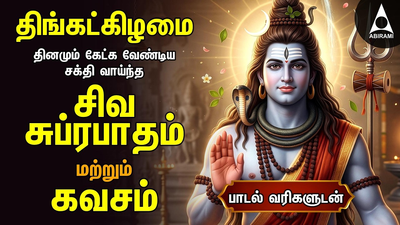 Monday Most Powerful Siva Suprabatham And Siva Kavasam | Tamil Lyrical Video