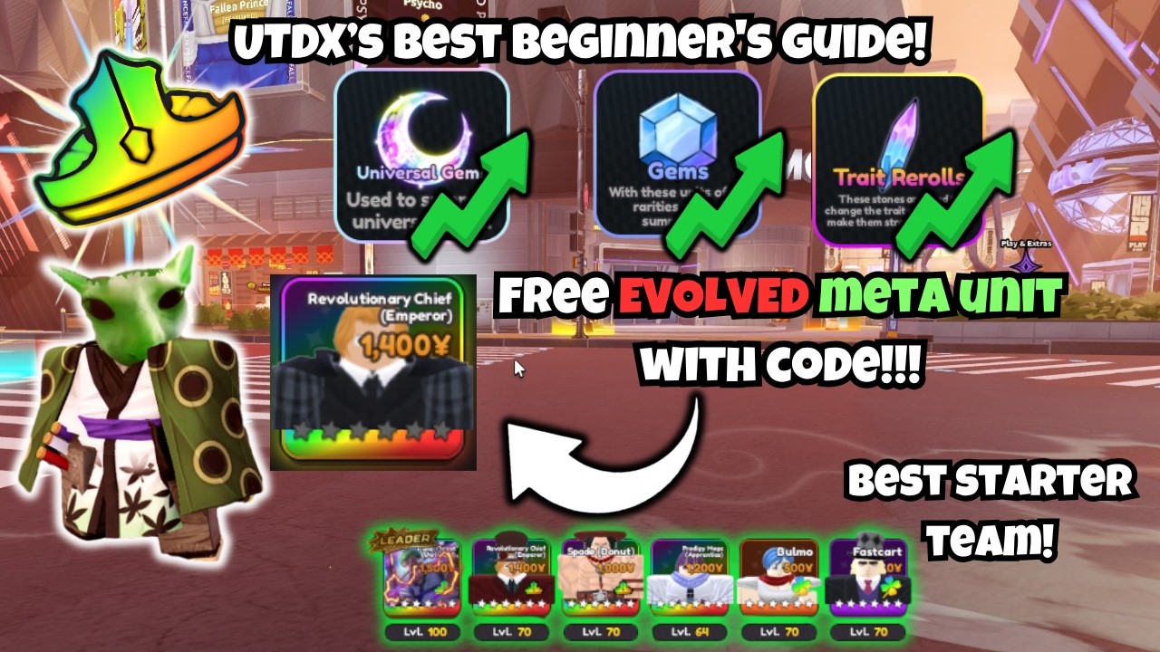 The Ultimate UTDX Beginner Guide (Fastest Progression Team)