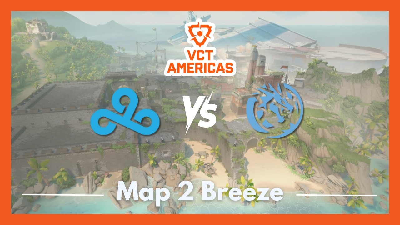 C9 vs LEV | VCT Americas Kickoff | Map 2 Breeze