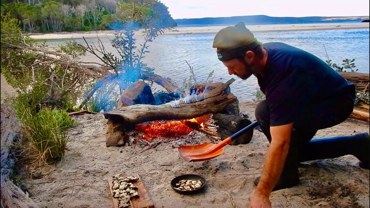 SOLO REMOTE BIKE AND HIKE.. Catch And Cook Camping..