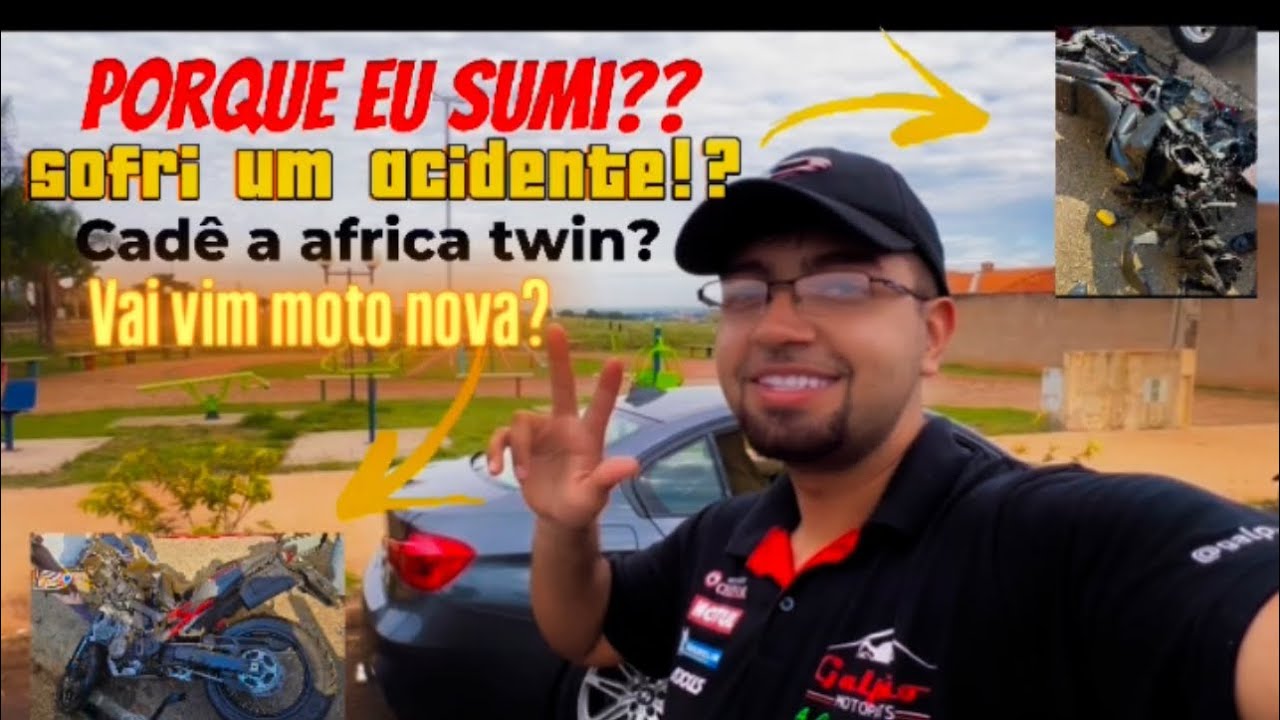Porque eu sumi do YouTube? ME ACIDENTEI ?!