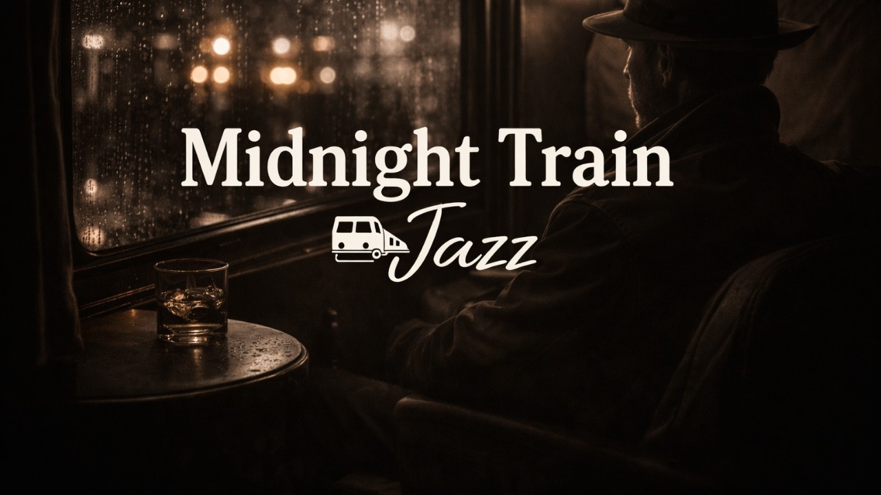 Midnight Train Jazz 🚂Smoky Sax & Female Humming | Dark Jazz for Night Travel